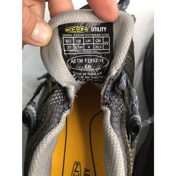 KEEN Utility Womens Flint 2 Low Soft Toe Work Shoes Grey Size 6.5M Hiking Shoe - Picture 6 of 7